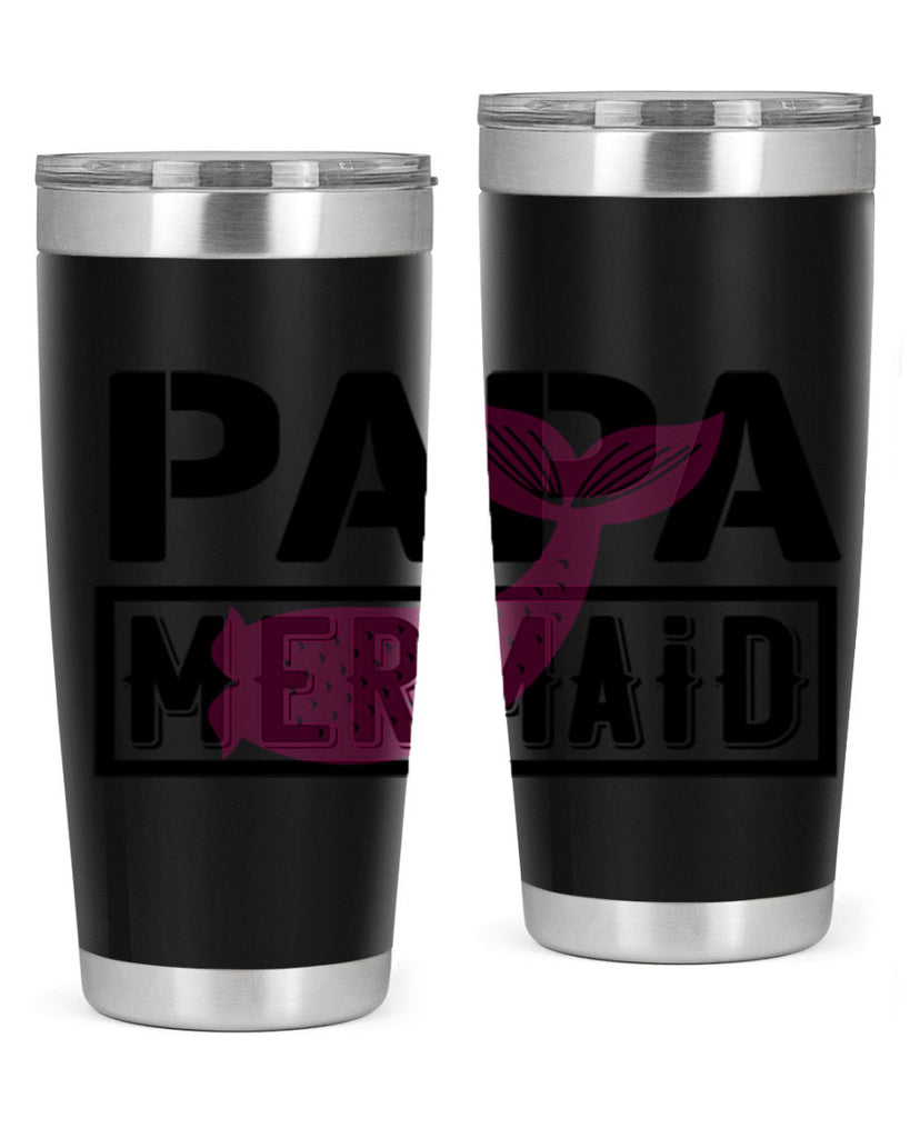 papa mermaid 533#- mermaid- Tumbler