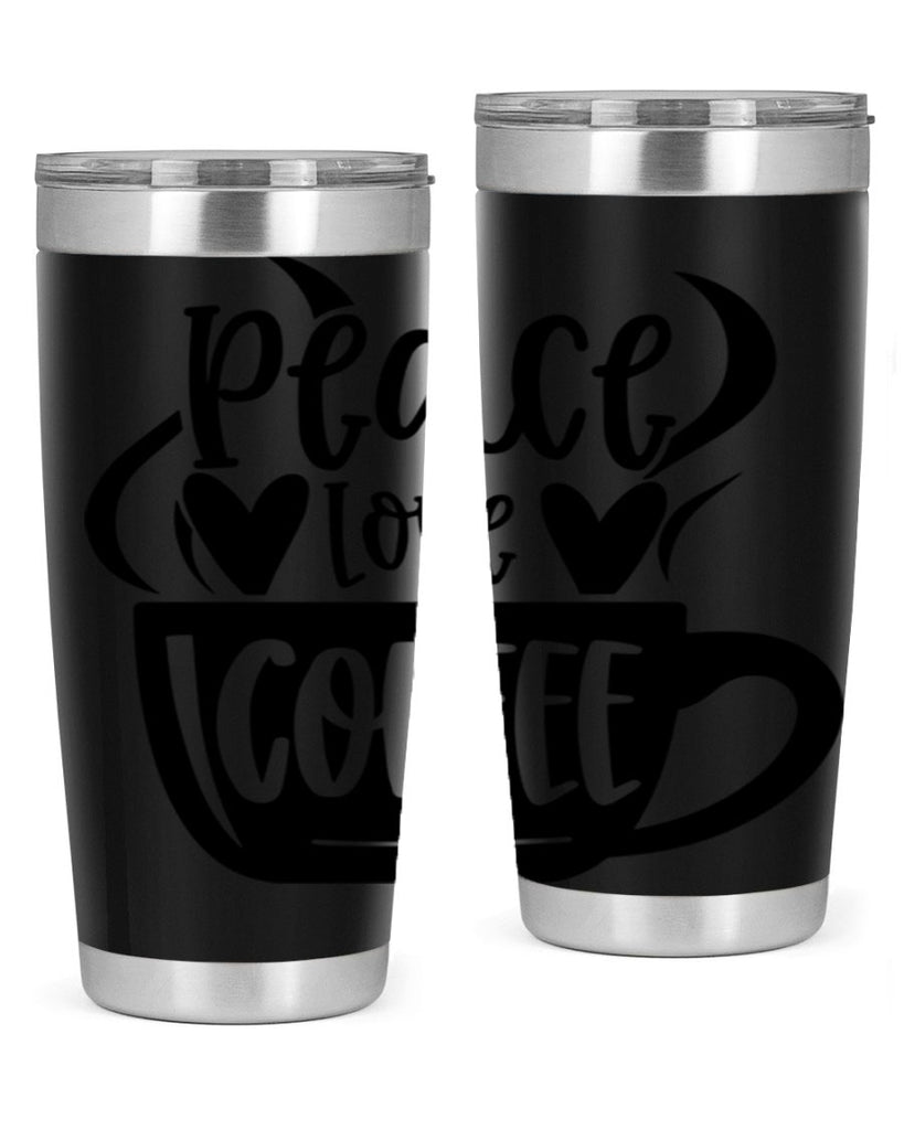 peace love coffee 48#- coffee- Tumbler