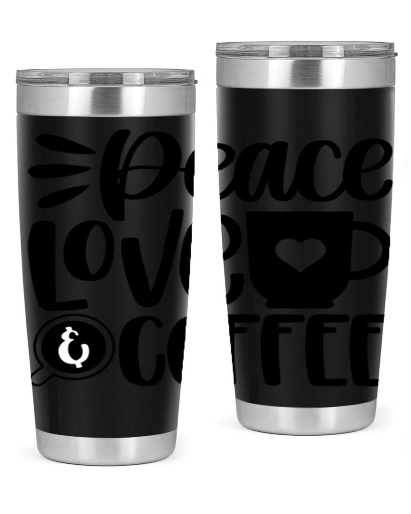 peace love coffee 49#- coffee- Tumbler