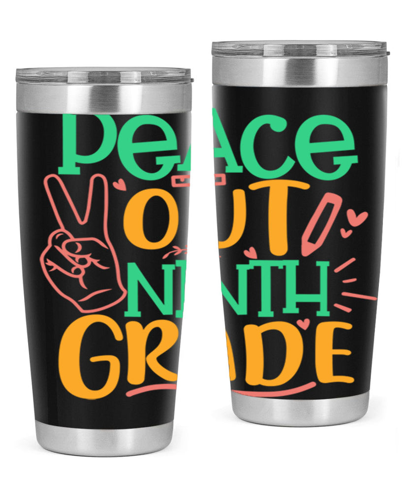 peace out 9th grade 2#- 9th grade- Tumbler