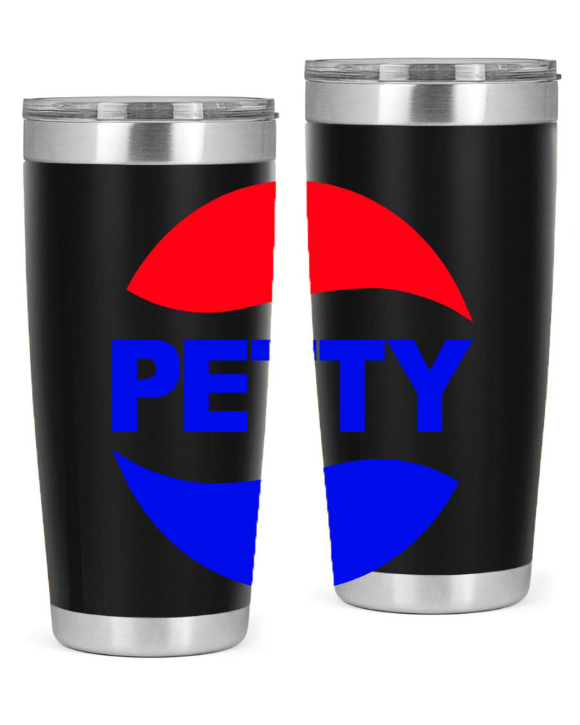 petty  pepsi 54#- black words phrases- Cotton Tank