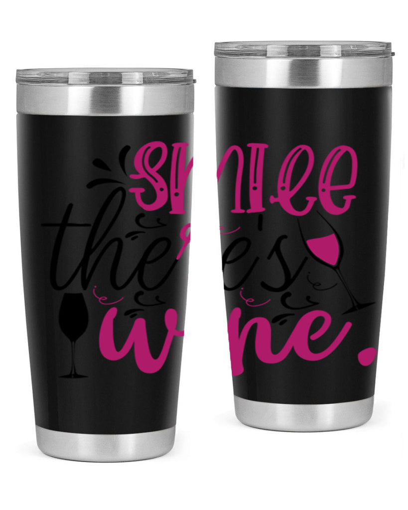 smile theres wine 158#- wine- Tumbler