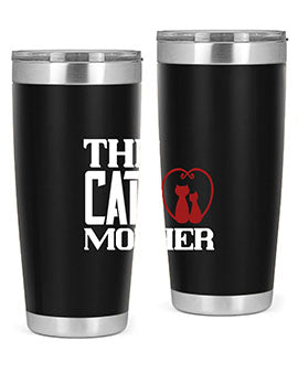 the cat mother Style 117#- cat- Tumbler