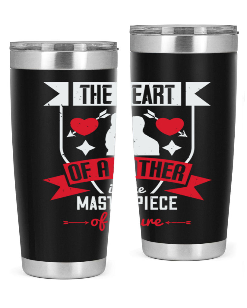 the heart of a father 159#- fathers day- Tumbler