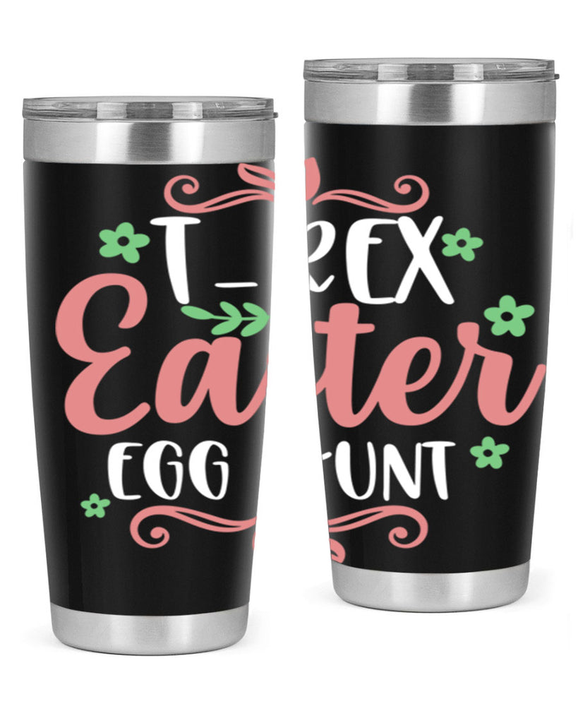 trex easter egg hunt 6#- easter- Tumbler