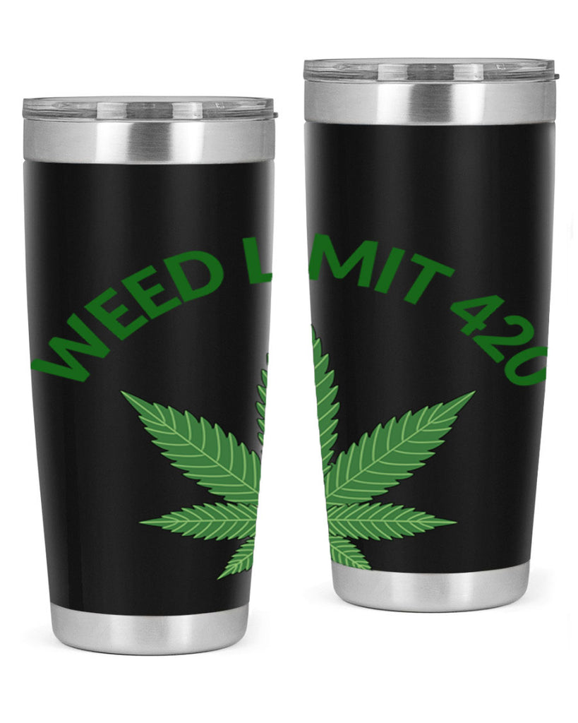 weed limit 420 sd 293#- marijuana- Tumbler