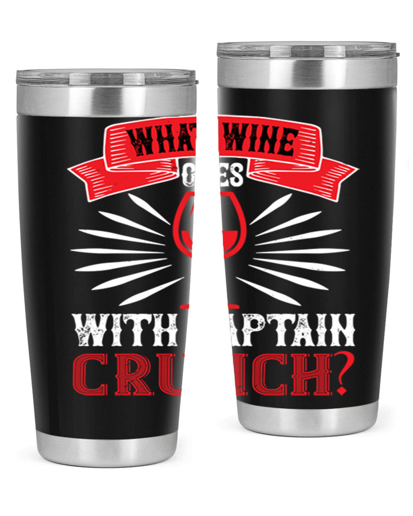 what wine goes with captain 10#- wine- Tumbler