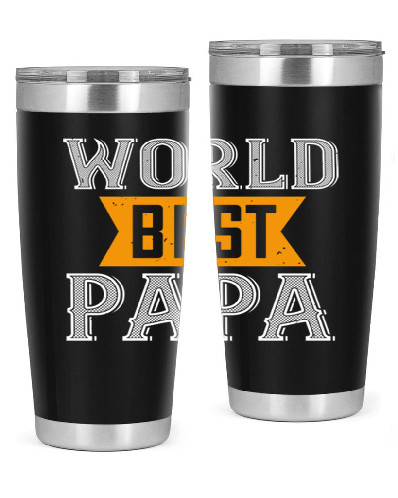 world best papa 1#- grandpa - papa- Tumbler