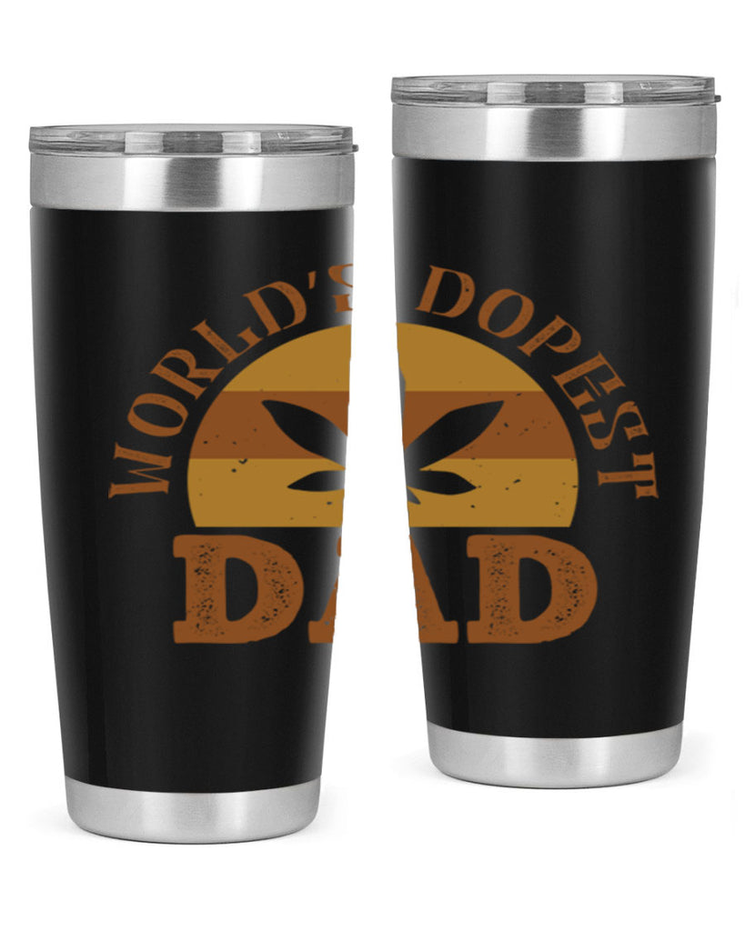 world’s dopest dad 137#- fathers day- Tumbler