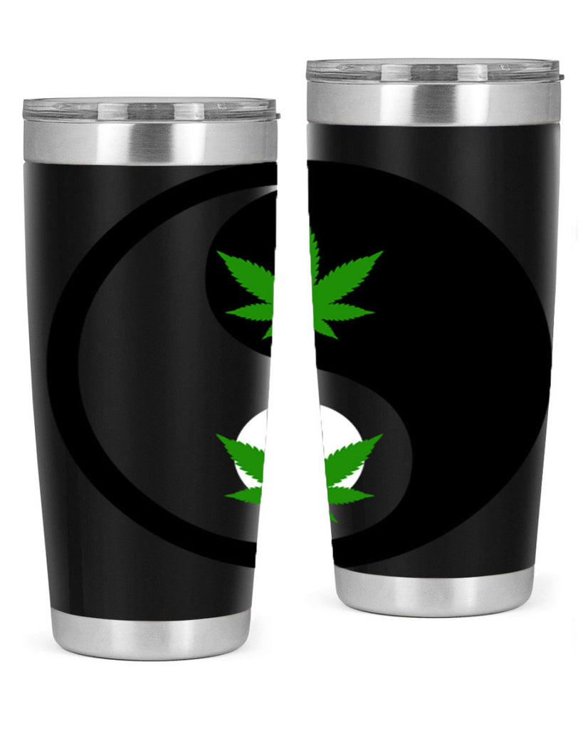 yin and yang weed 311#- marijuana- Tumbler