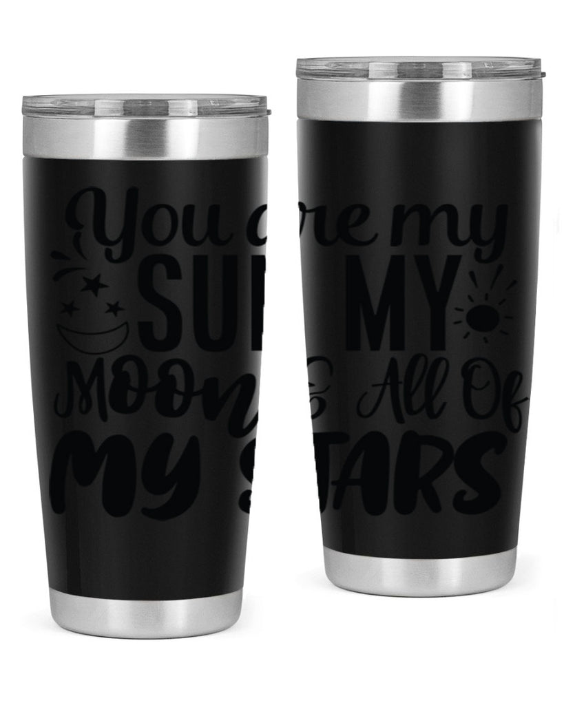 you are my sun my moon all of my stars 4#- family- Tumbler