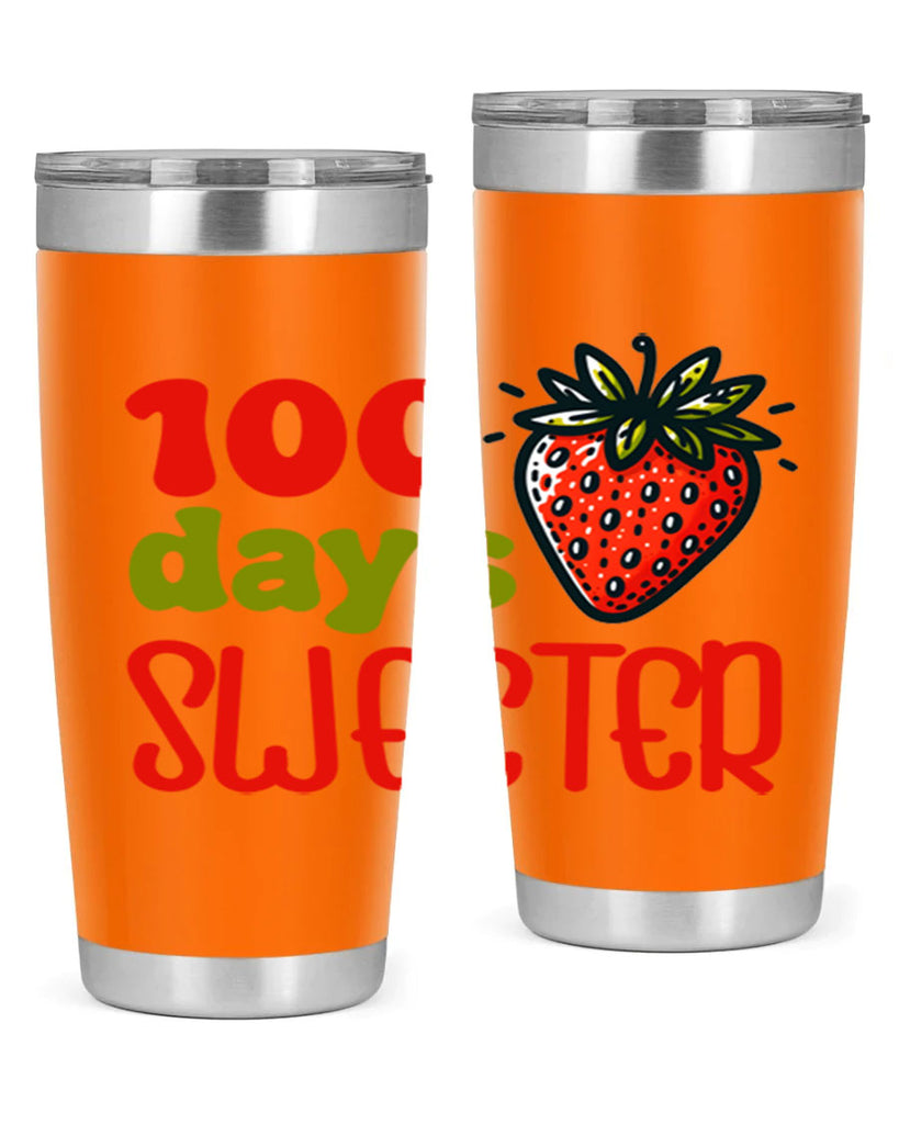 100 days sweeter Sublimation 34#- 100 days of school- Tumbler