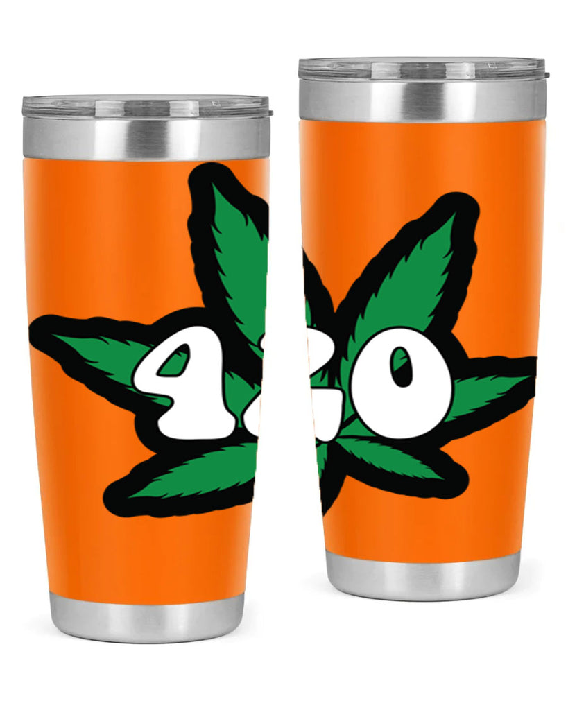 420 4#- marijuana- Tumbler