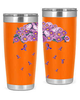 AlzheimerS Awareness Purple Umbrella 18#- alzheimers- Tumbler