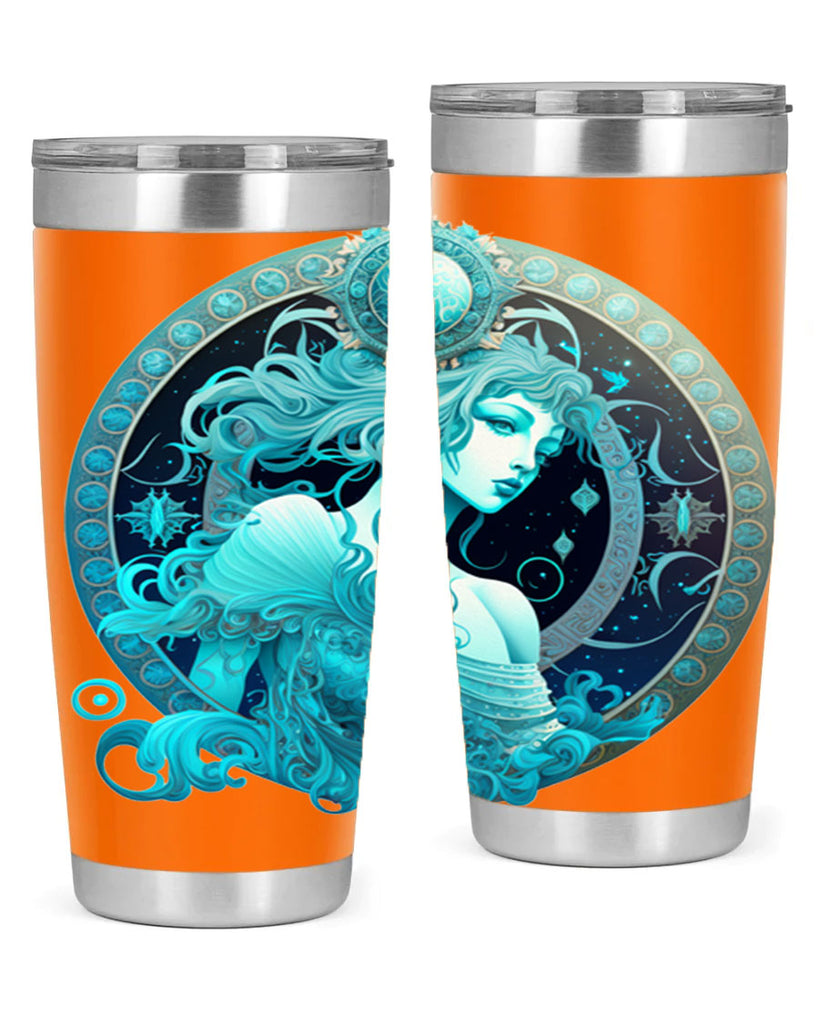 Aquarius 63#- zodiac- Tumbler