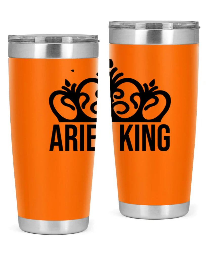 Aries king 107#- zodiac- Tumbler