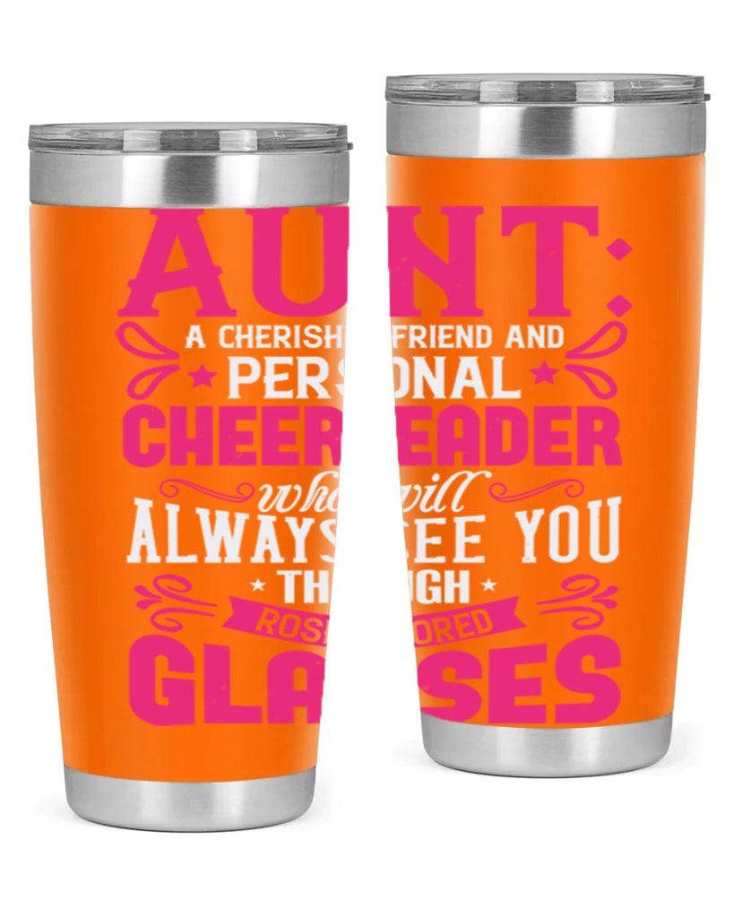 Aunt A cherished friend and personal cheerleader Style 70#- aunt- Tumbler