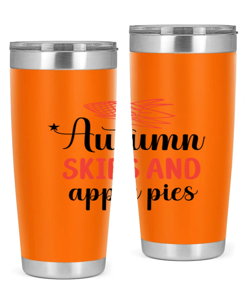 Autumn skies and apple pies 29#- fall- Tumbler