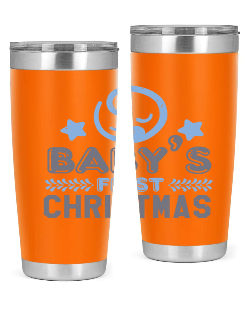 Baby First Christmas Style 2#- baby shower- tumbler