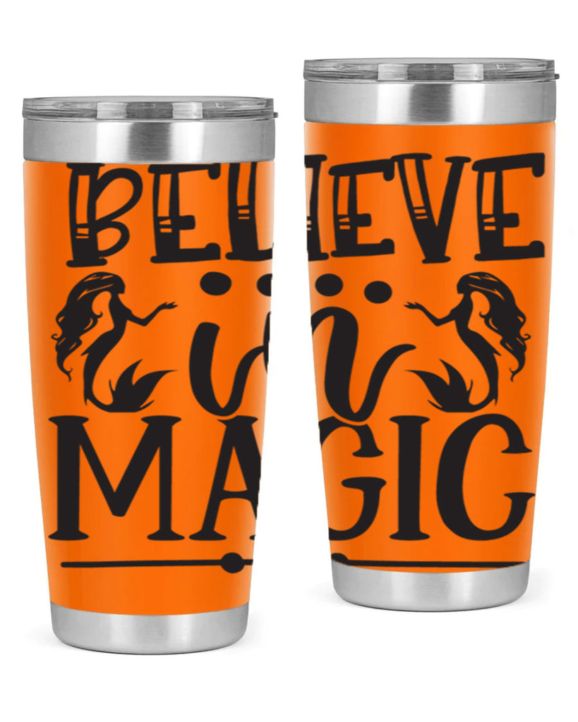 Believe in magic 65#- mermaid- Tumbler