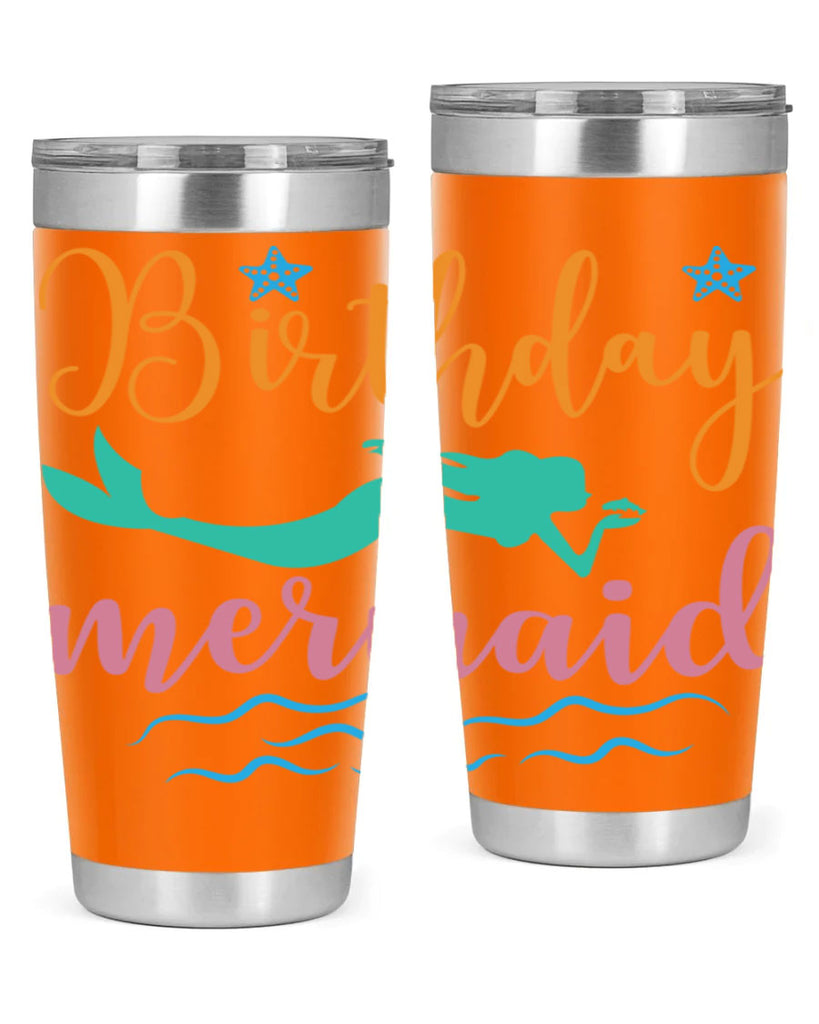Birthday Mermaid Design 79#- mermaid- Tumbler