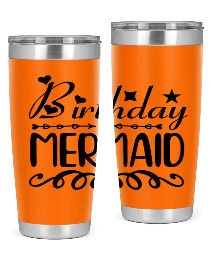 Birthday mermaid 75#- mermaid- Tumbler