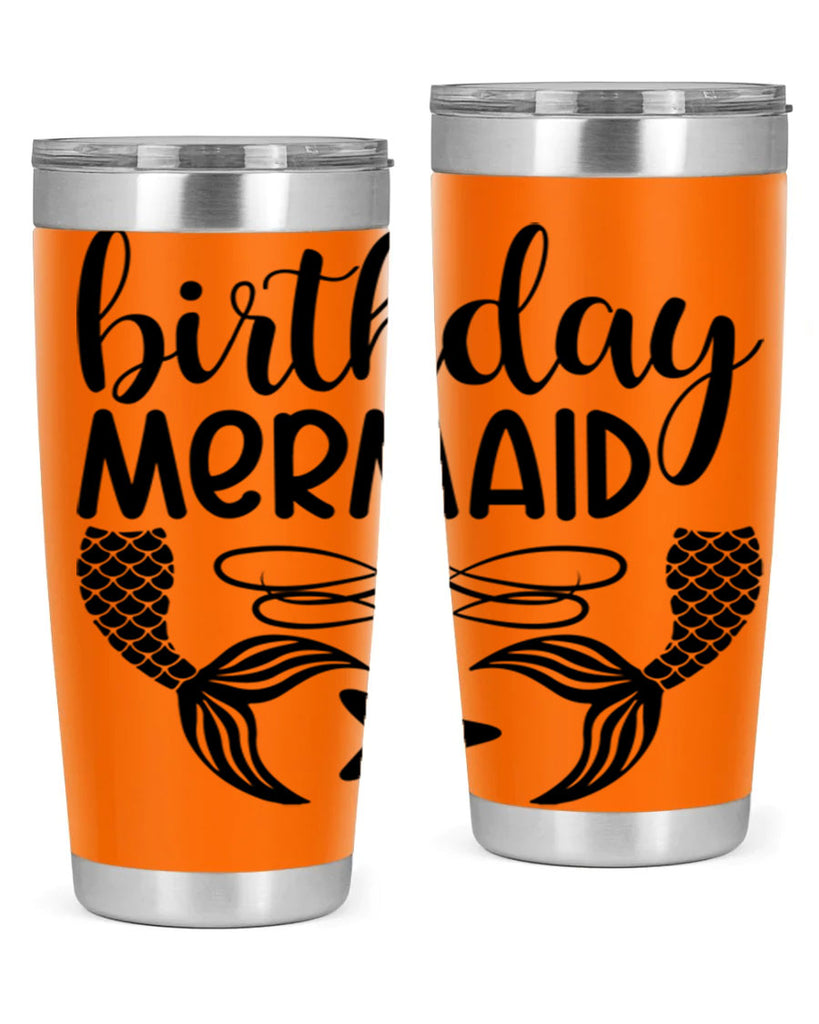 Birthday mermaid 76#- mermaid- Tumbler