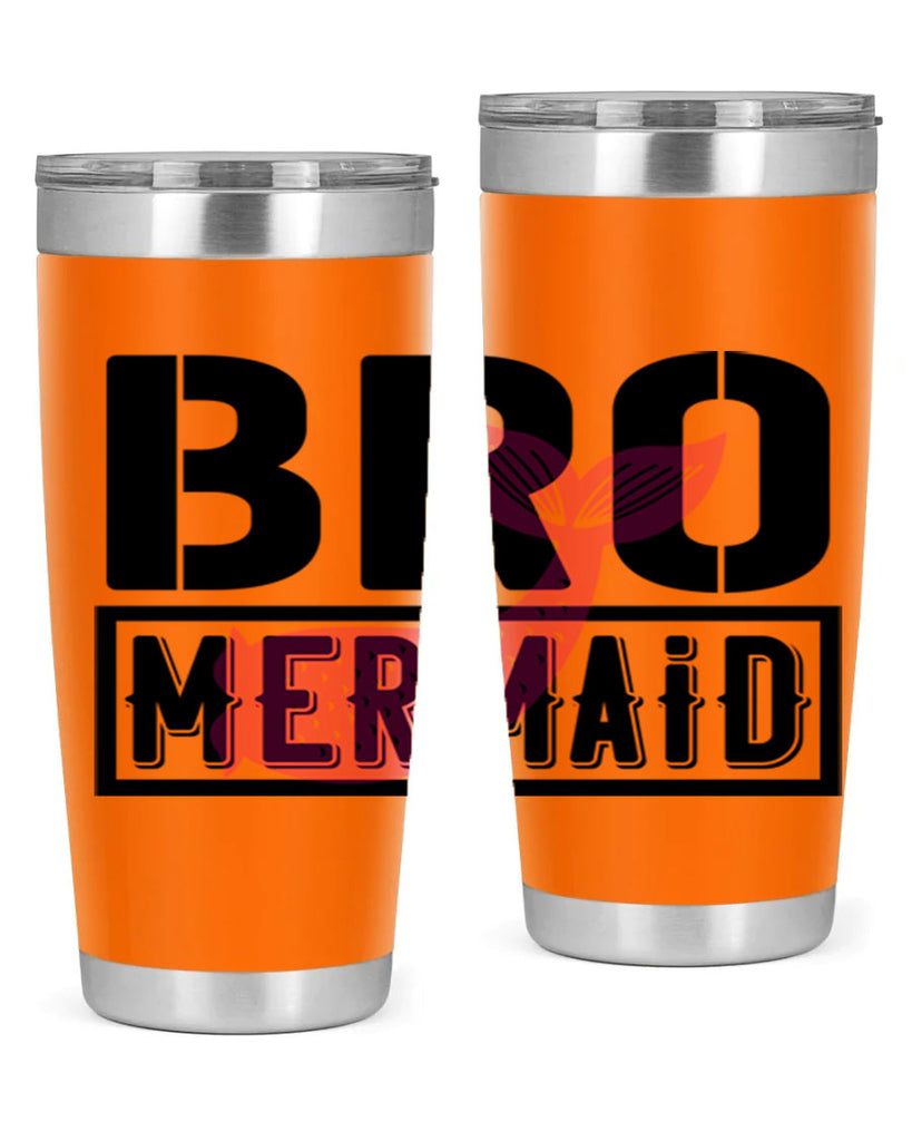 Bro mermaid 85#- mermaid- Tumbler