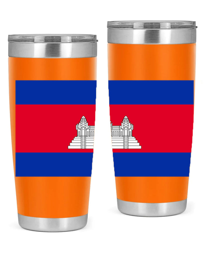 Cambodia 168#- world flags- Tumbler