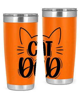 Cat Dad Style 81#- cat- Tumbler