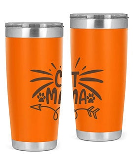 Cat Mama Style 5#- cat- Tumbler