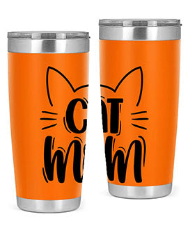 Cat Mom Style 85#- cat- Tumbler