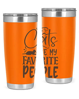 Cats Are My Favorite People Style 7#- cat- Tumbler