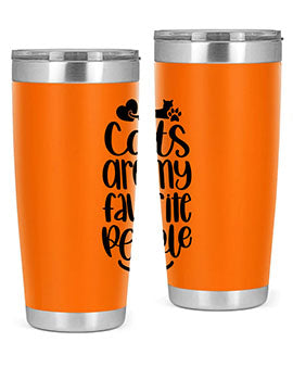 Cats Are My Favorite People Style 89#- cat- Tumbler