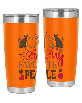 Cats Are My Favorite People Style 8#- cat- Tumbler