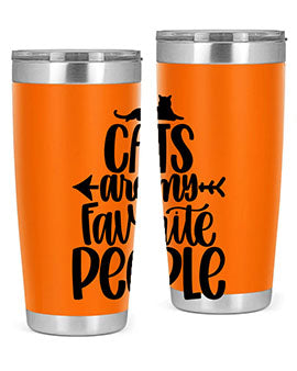 Cats Are My Favorite People Style 90#- cat- Tumbler