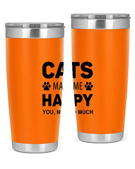 Cats Make Me Style 40#- cat- Tumbler