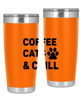 Coffee Cat Style 41#- cat- Tumbler