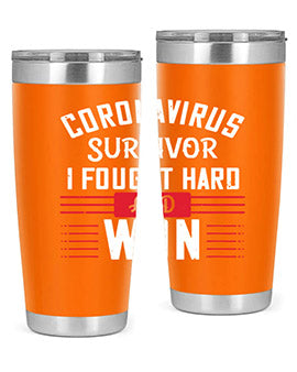 Corona Virus Survivor i fought and own Style 4#- corona virus- Cotton Tank