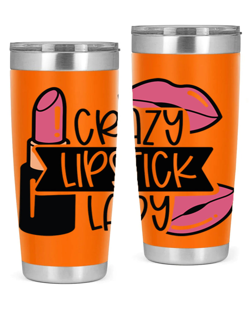 Crazy Lipstick Lady Style 108#- make up- Tumbler