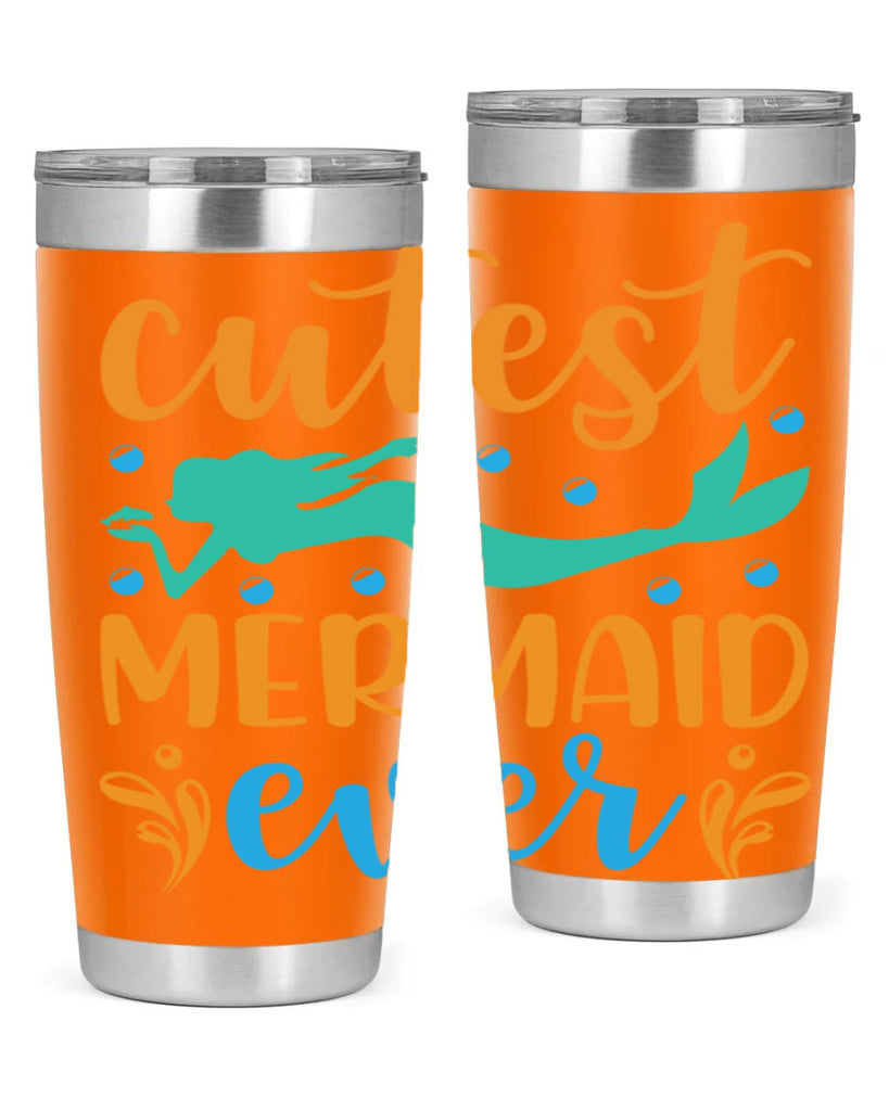 Cutest Mermaid Ever Design 102#- mermaid- Tumbler