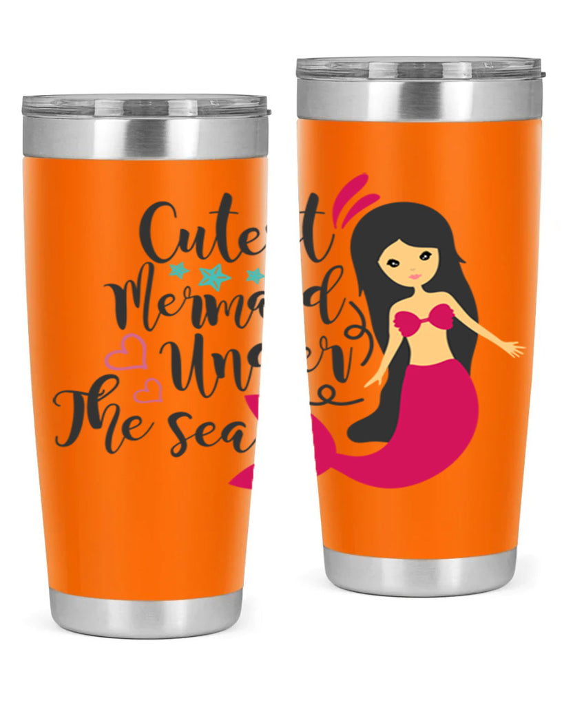 Cutest Mermaid under the sea 95#- mermaid- Tumbler