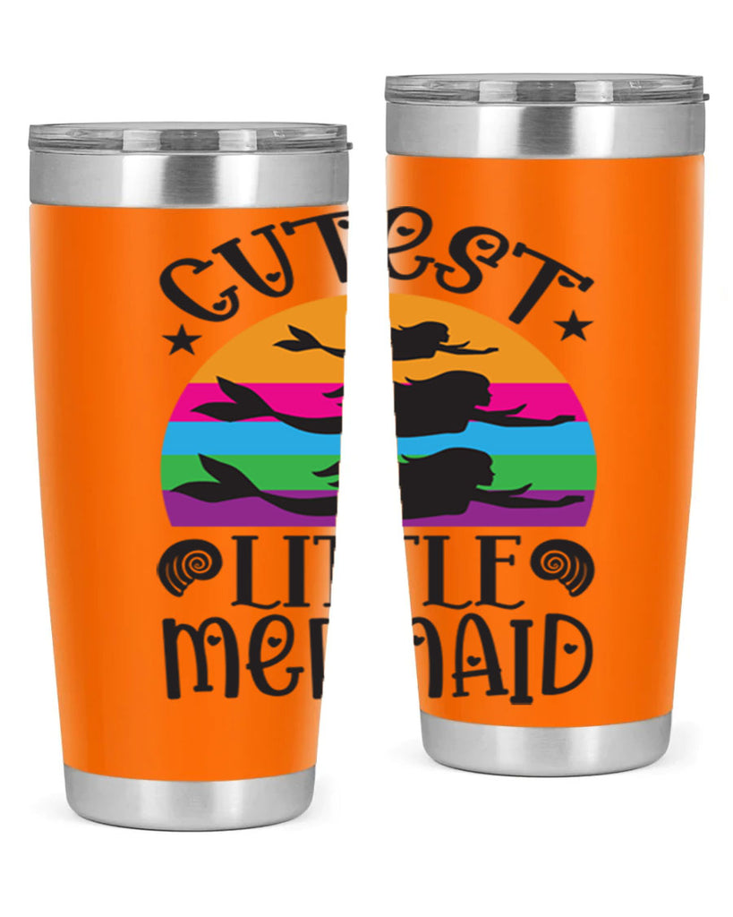 Cutest little mermaid 96#- mermaid- Tumbler