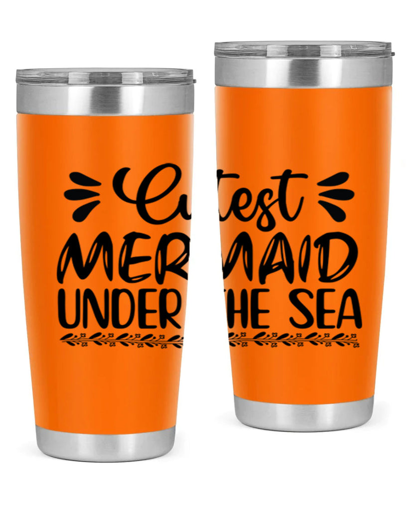 Cutest mermaid under the sea 105#- mermaid- Tumbler