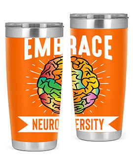 EmbraceNeurodiversityAwarenessTshirt 133#- alzheimers- Tumbler