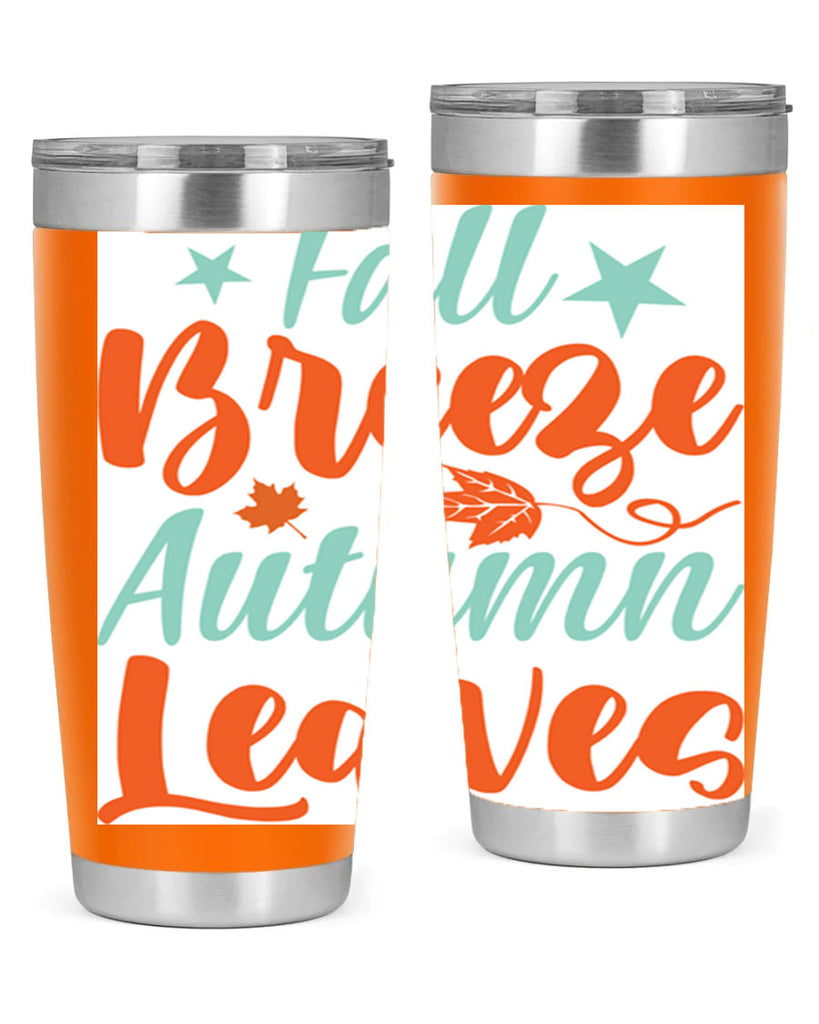 FallBreezeAutumnLeaves 147#- fall- Tumbler
