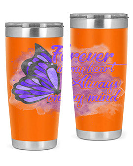 Forever In My Hear Alzheimer 149#- alzheimers- Tumbler