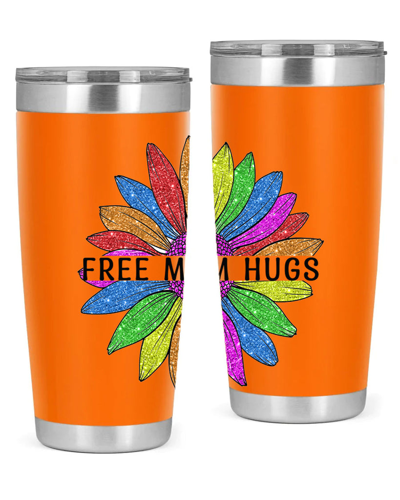 Free Mom Hugs Gay Pride Lgbt Flower 26#- lgbt- Tumbler