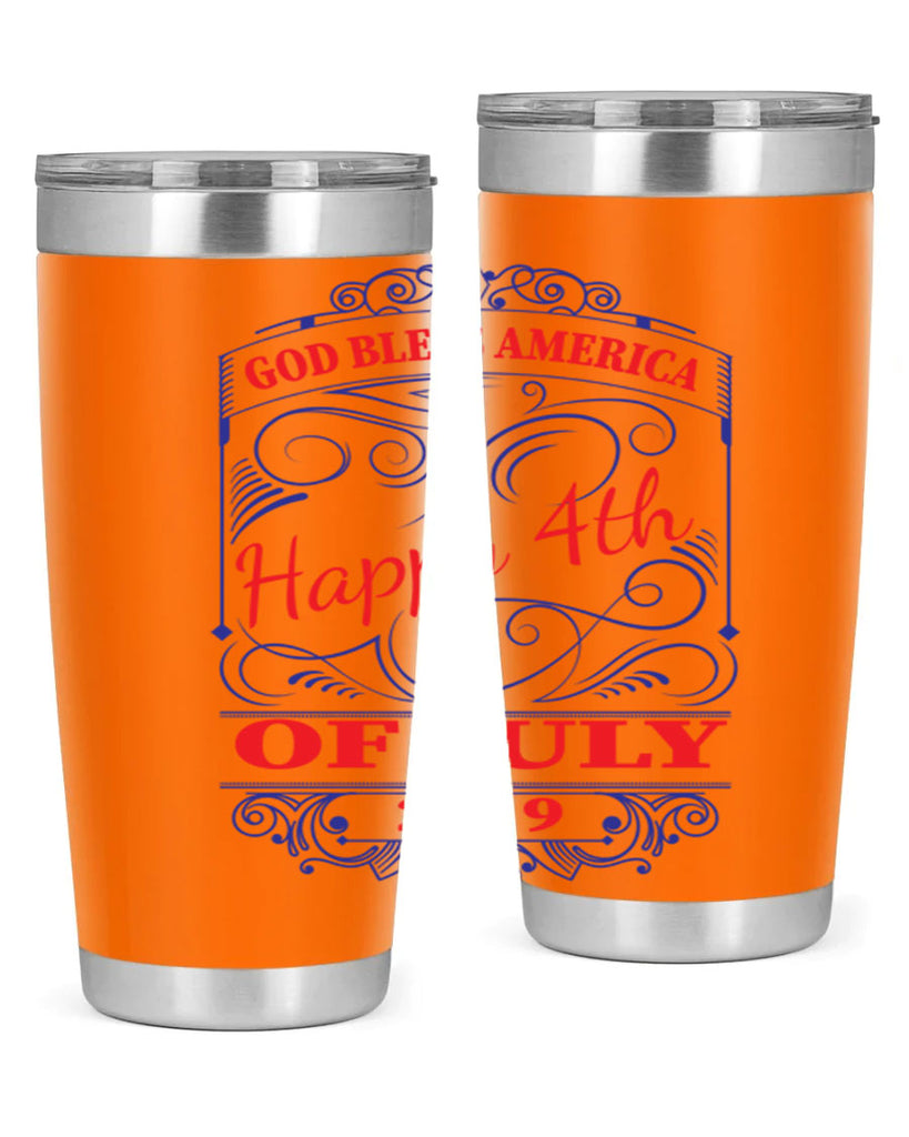 GOD BLESS AMERICA Happy thOF JULY Style 94#- Fourt Of July- Tumbler