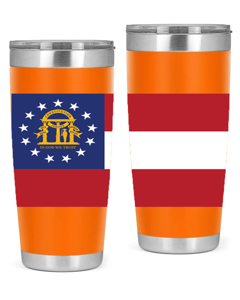 Georgia 42#- Us Flags- Tumbler